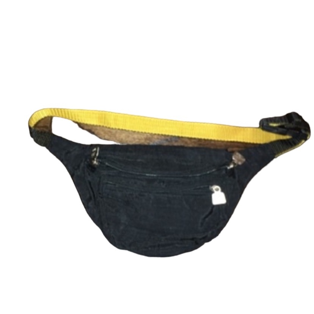 Travelers club sports gear vintage Fanny waist pack belt bag nylon